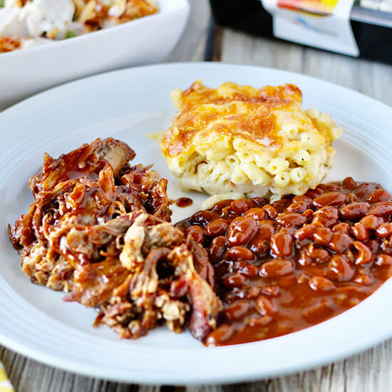 Brisket and Beans combo plate